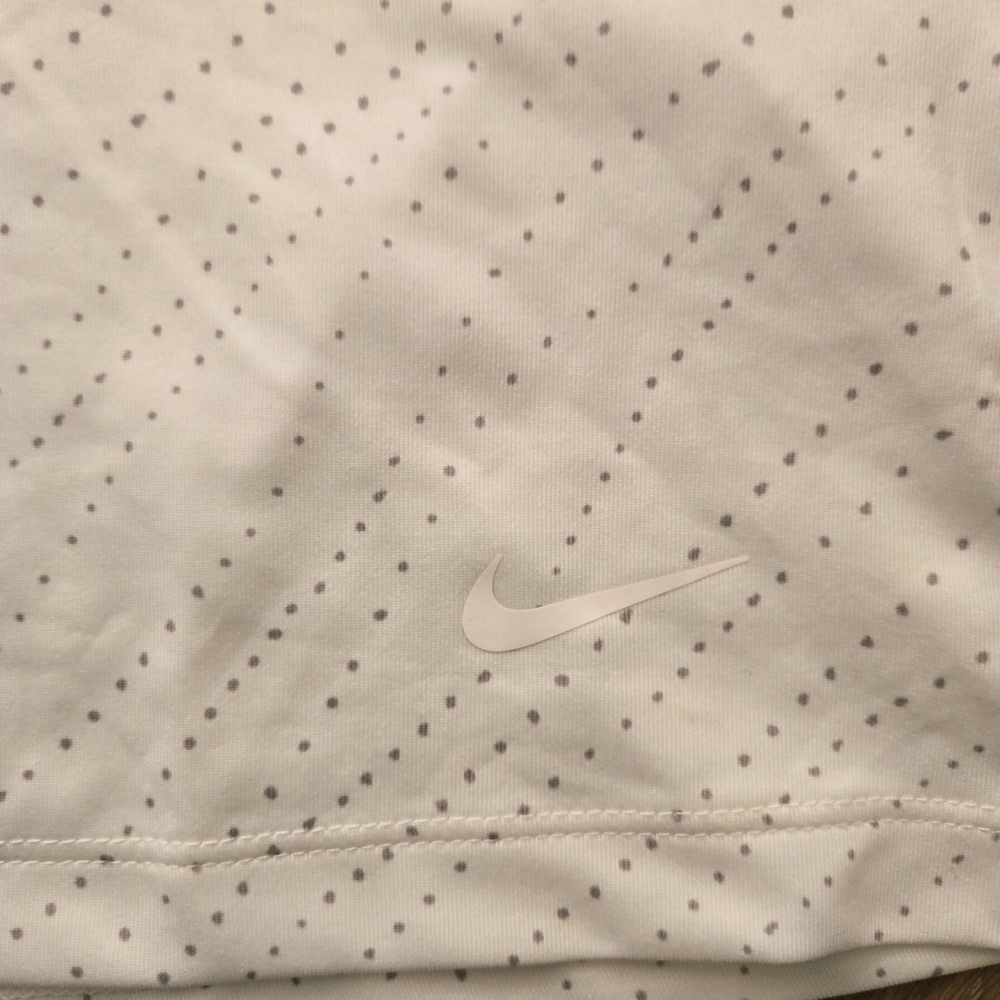 Nike White Geometric Sleeveless Polo Tank - Picture 4 of 6